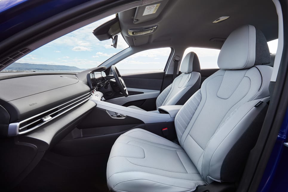 Upfront, the cabin feels plenty spacious. (Elite variant pictured)