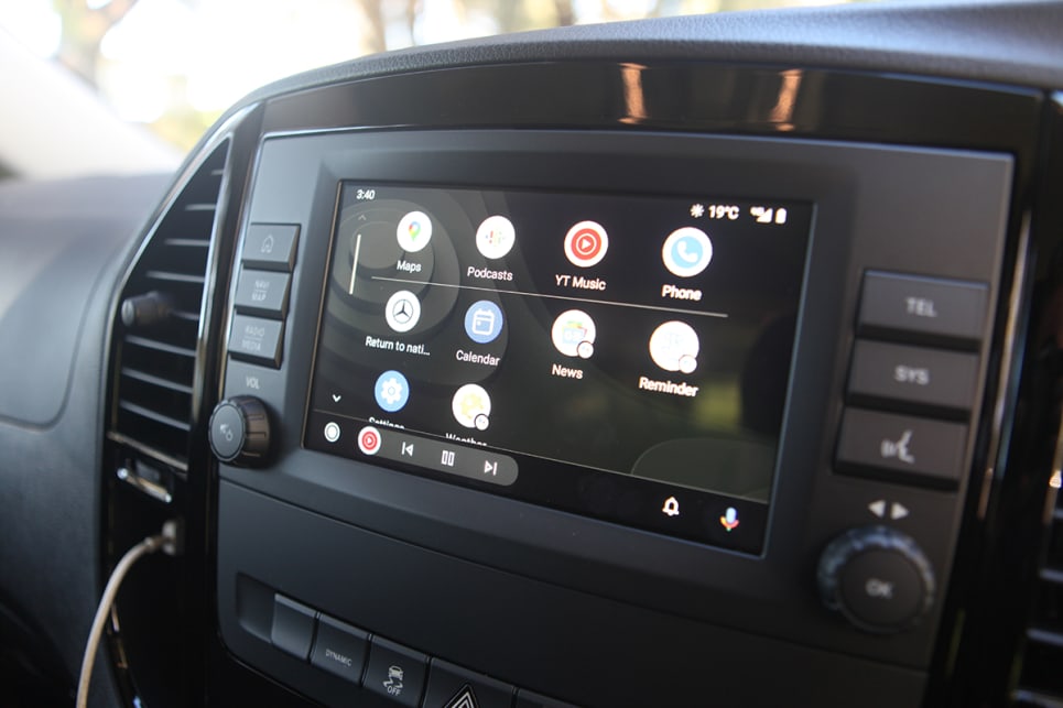 There's a 7.0-inch multimedia touchscreen.
