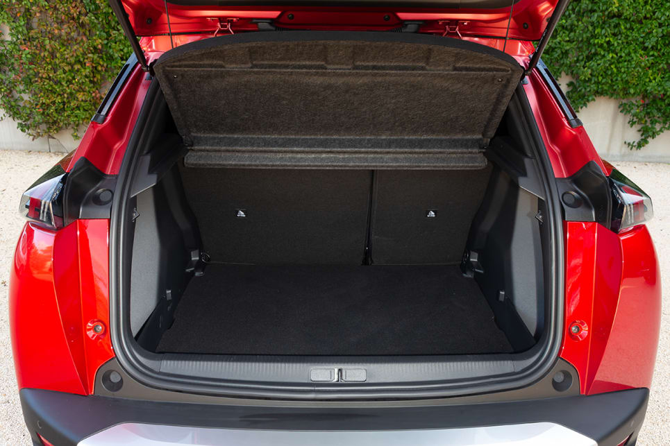 With the rear seats in place, boot space is rated at 434 litres VDA. (Allure model shown)