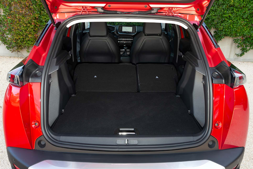 Fold the back seats flat and the cargo capacity grows to 1015L. (Allure model shown)