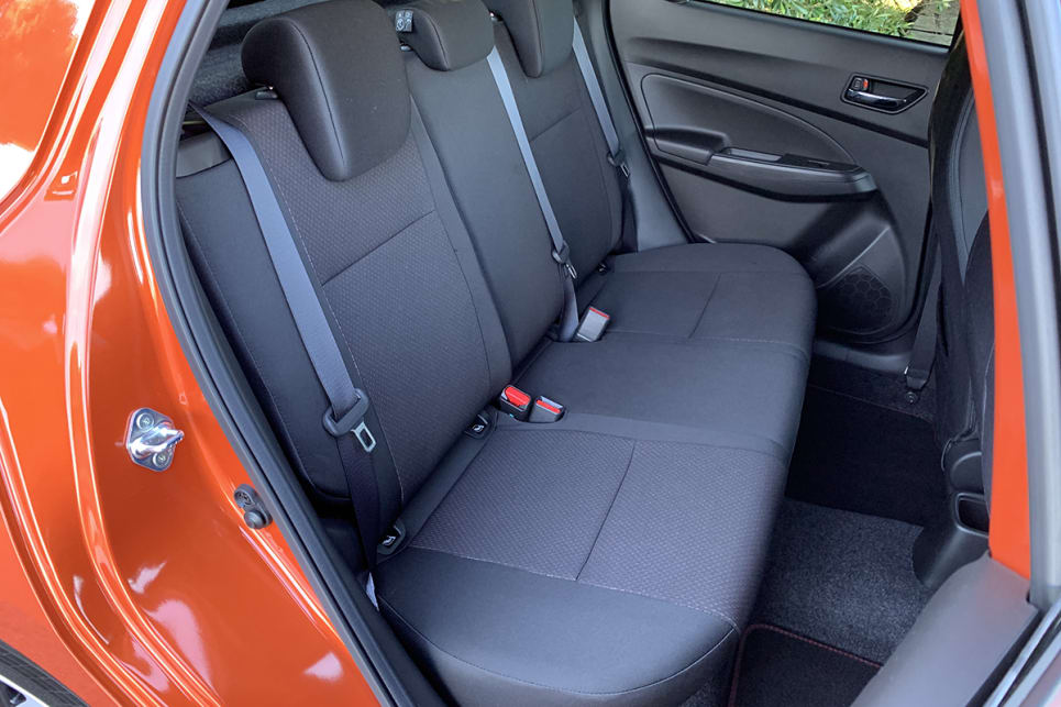 The rear seats are less inviting.