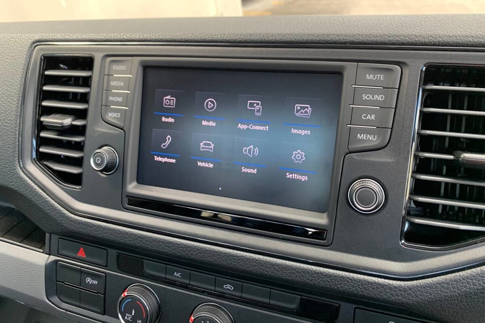 There's a 8.0-inch touchscreen media with Apple CarPlay and Android Auto as well as Bluetooth phone and audio streaming.