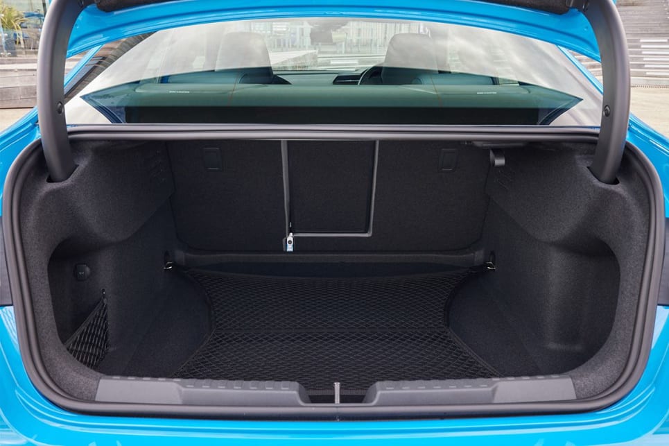 The boot is actually very useable with a capacity of 325 litres. (Sedan pictured)