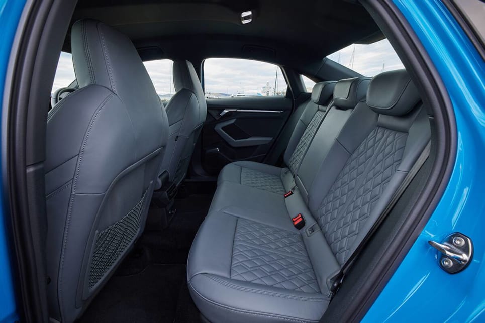 The sedan is a full 150mm longer than the hatch and that extra is all behind the rear seat. (Sedan pictured)
