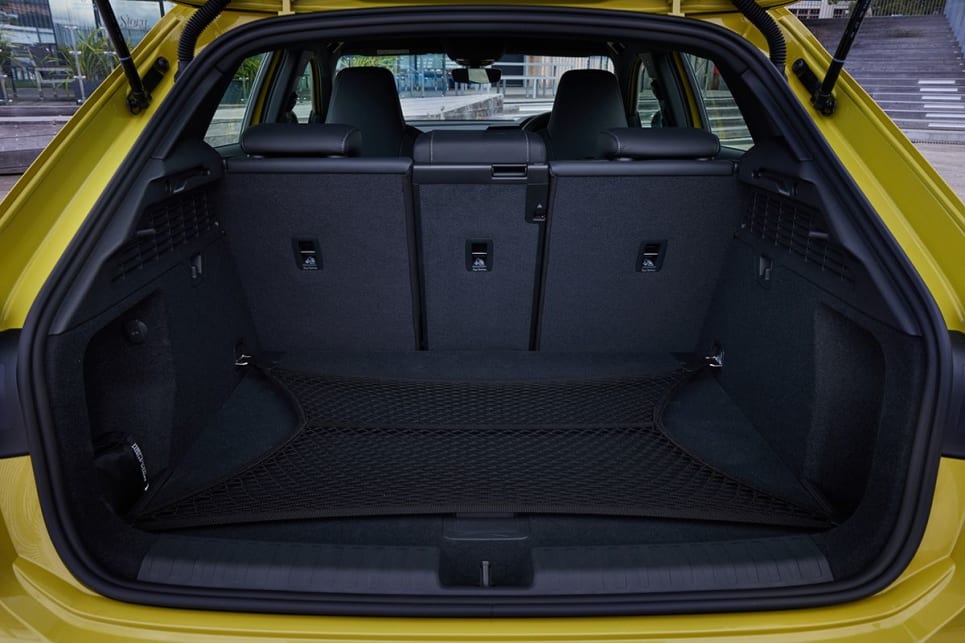 Audi claims the same 325 litres in boot space for the Sportback. (Sportback pictured)