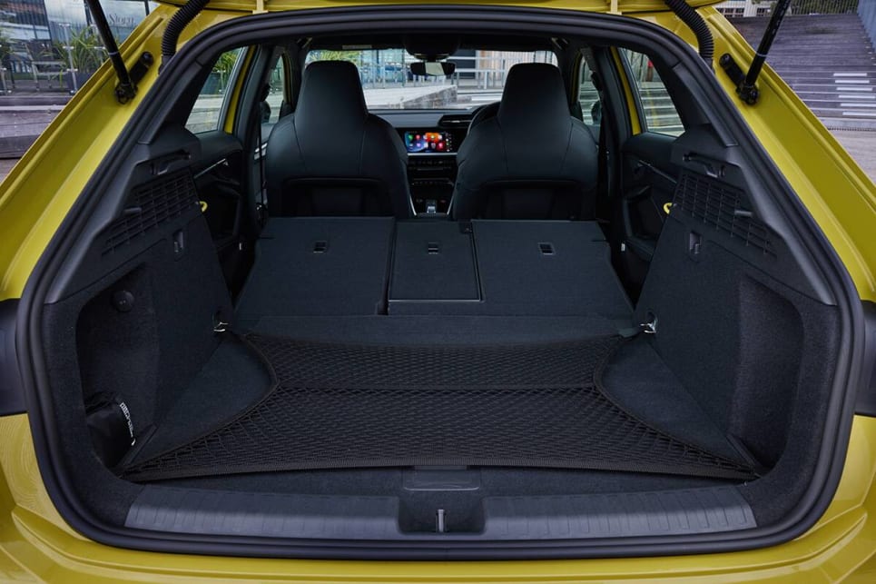 With the rear seat folded flat, that figure jumps to 1145 litres. (Sportback pictured)