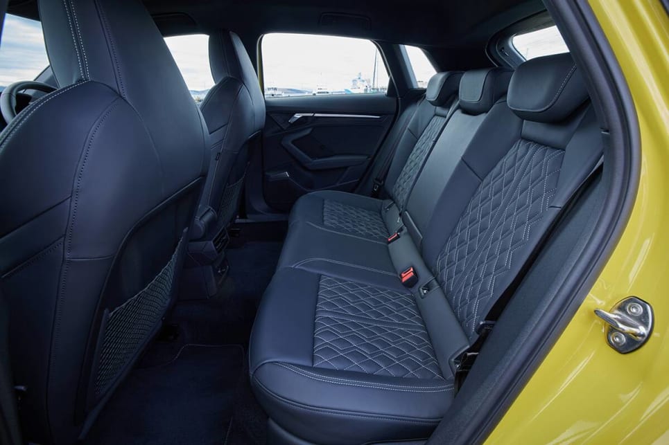 The rear seat in either variant is handily split 40/20/40. (Sportback pictured)