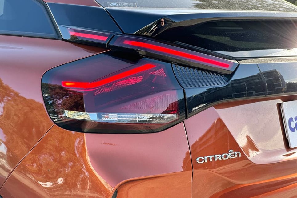 The partially black tailgate gives the Citroen an extra dose of style. (Image: Justin Hilliard)