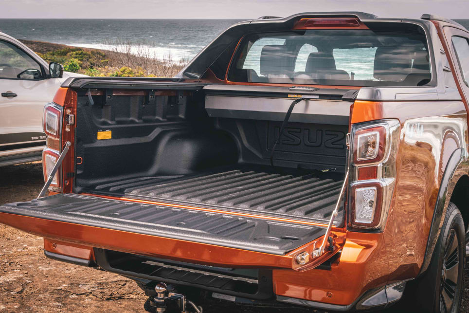 The D-Max's tray is 1570mm long and 1530mm wide. (Image: Glen Sullivan)