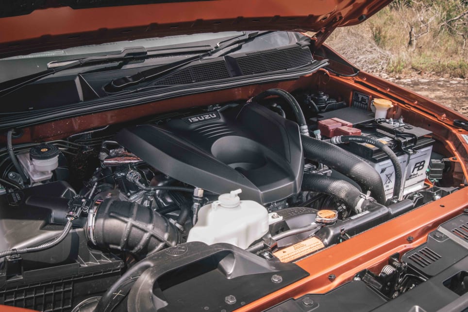 The D-Max has a 3.0-litre four-cylinder turbo-diesel engine. (Image: Glen Sullivan)