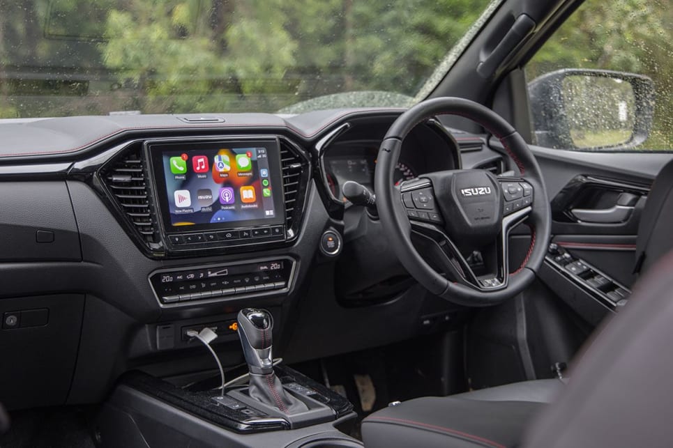 Inside the D-Max is a 9.0-inch media screen and part-digital dashboard. (Image credit: Glen Sullivan)