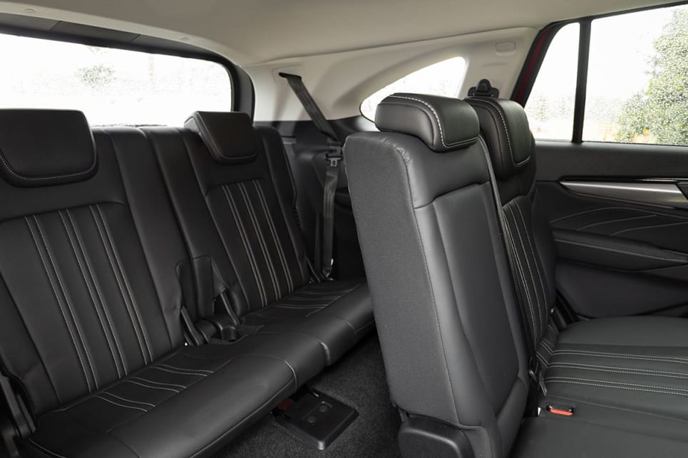 It's a proper seven seater and the two back rows are comfortable for adults.