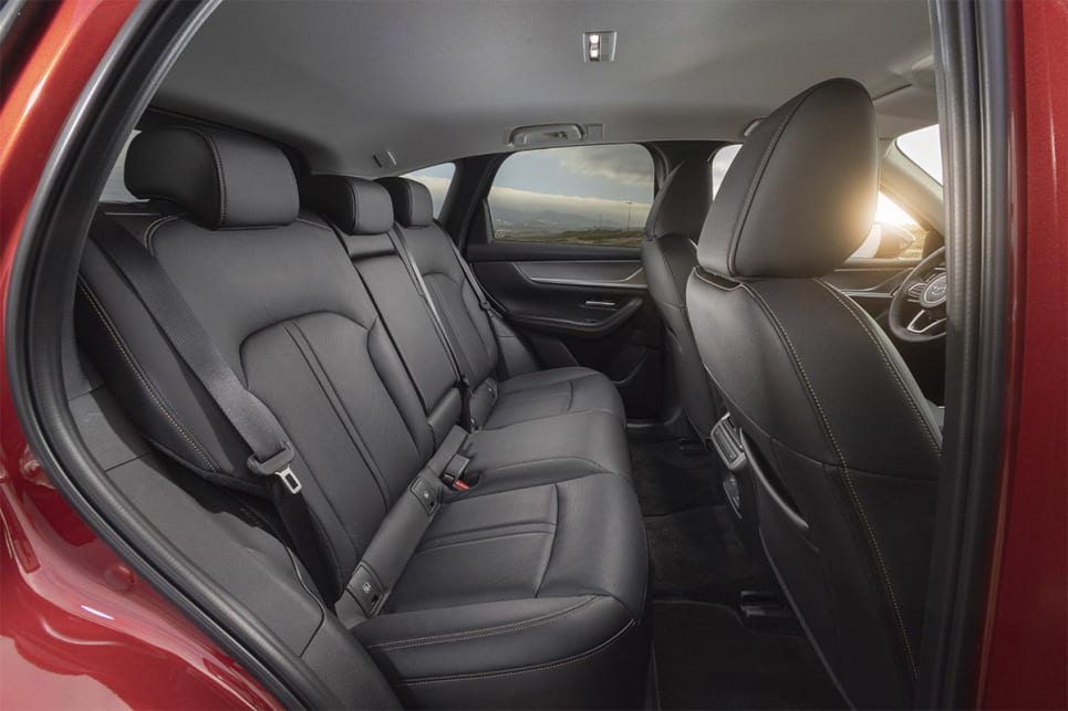 Inside the CX-60, there's a sensation of space.