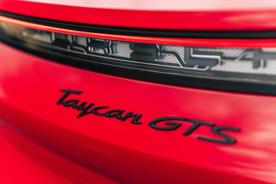 Beyond the standard Taycan design elements, the GTS gets a raft of unique styling changes.