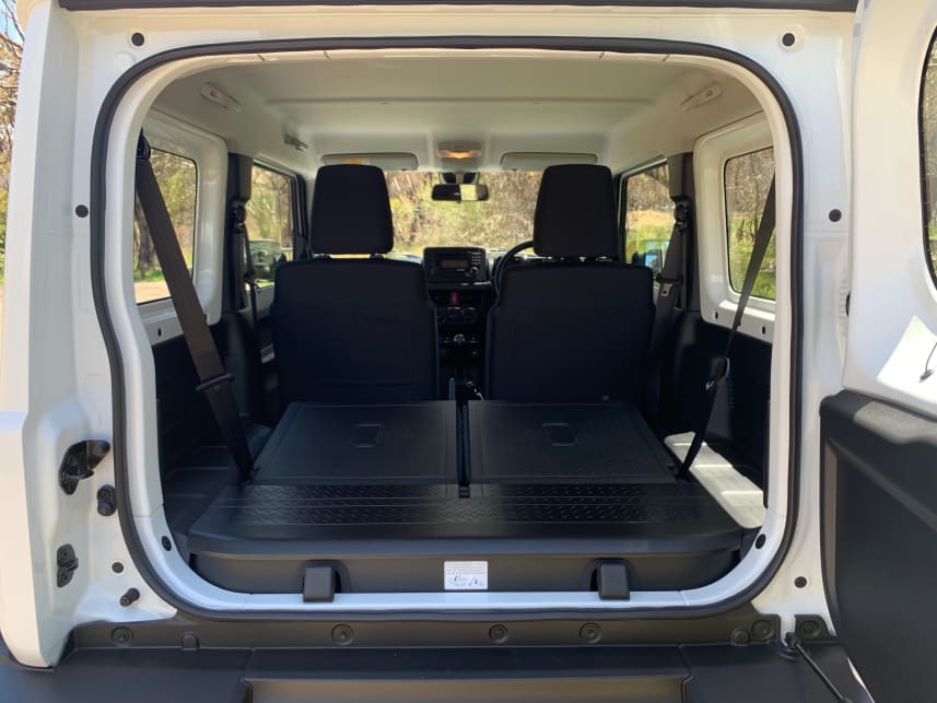 Boot space increases to 377L with the back seats folded flat (Image: Matt Campbell).