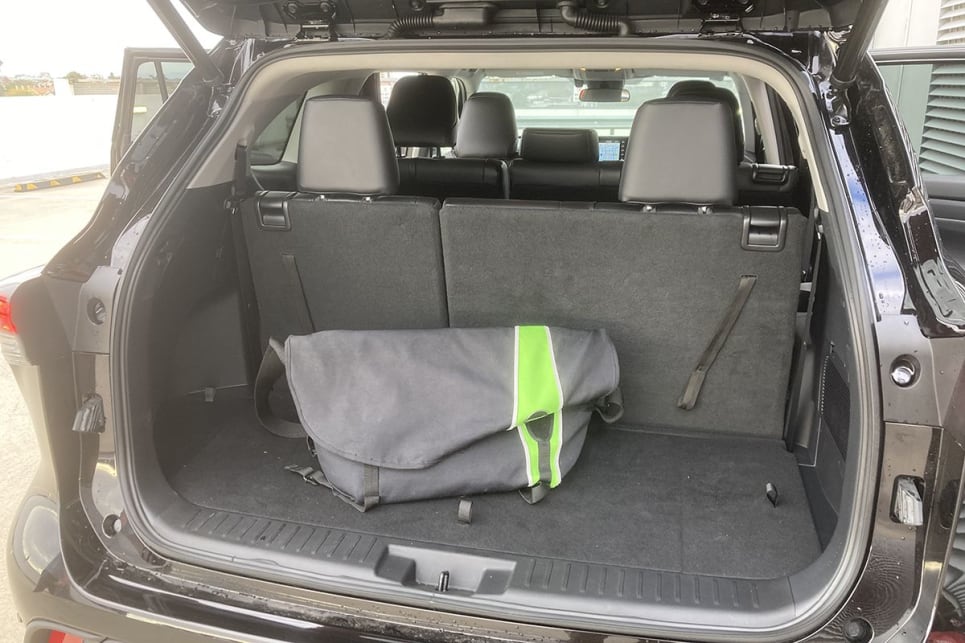 With all seats in place, boot space is rated at 241 litres. (image credit: Byron Mathioudakis)