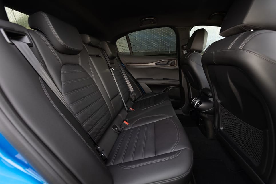 The rear space is on par with what you can expect from an SUV of this size.