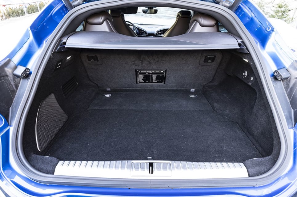 The Purosangue has 473-litres of boot space.