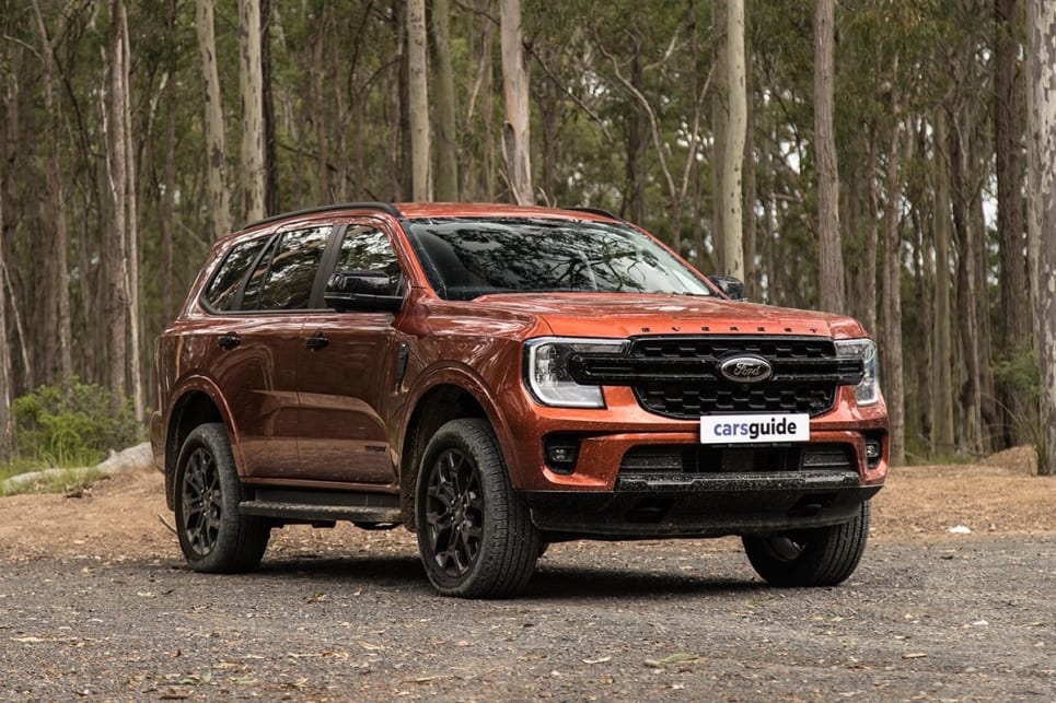 The Ford Everest Sport has a MSRP starting from $69,590 (before on-road costs). (Image: Glen Sullivan)