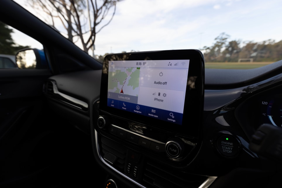 Even with the base model you get the 8.0-inch touchscreen (Image: Dean McCartney).