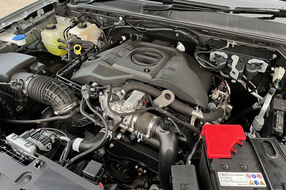 The Ranger has a 3.0-litre V6 turbo-diesel engine. (Image credit: Matt Campbell)