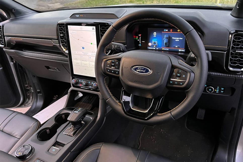 Inside the Ranger is a 12.0-inch portrait style touchscreen system. (Image: Matt Campbell)