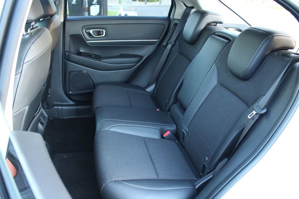 The HR-V L's seats are clad in a cloth trim. (Image: Chris Thompson)