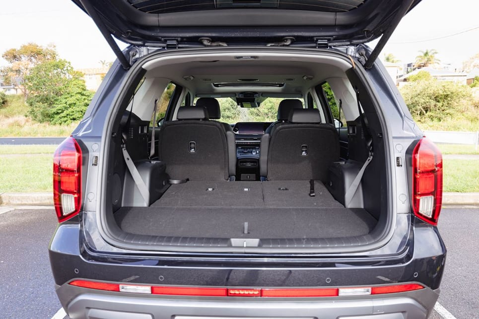 The powered tailgate and the space underneath the cargo floor for smaller items are handy features. (Image: Dean McCartney)