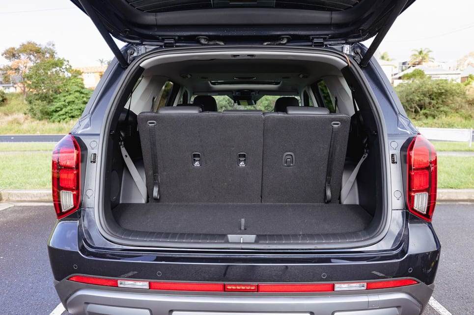 The boot is a great size at 311 litres (VDA) with all seven seats in action. (Image: Dean McCartney)
