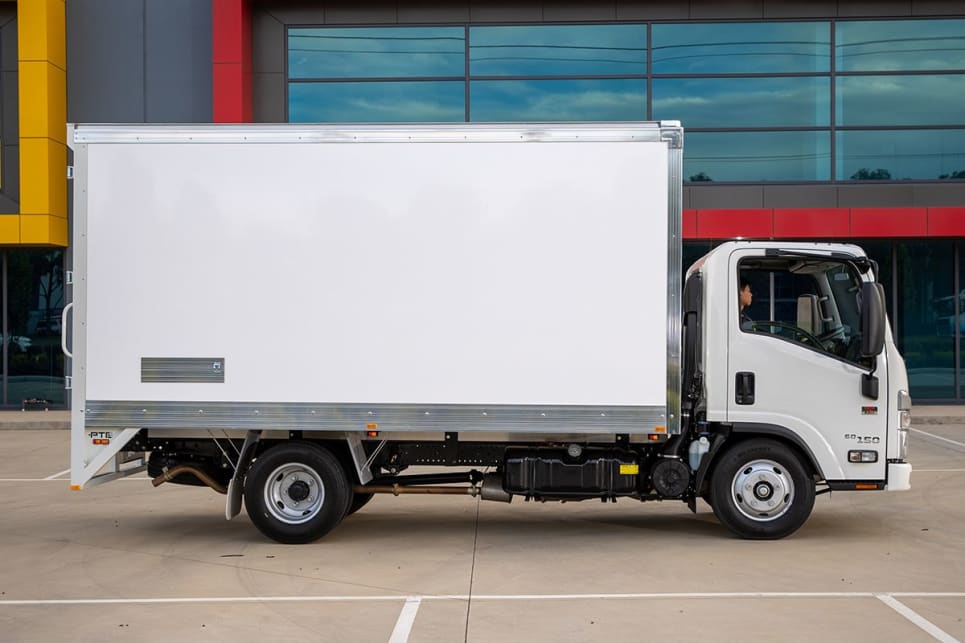 The enclosed van is one of the various types of bodies Isuzus ready-to-work option has to offer. 