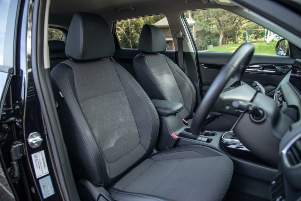 The front seat offers a commanding view of the road, with a great seating position, and the largest rear window of our choices here, handing it an automatic win for overall visibility from the driver’s position.