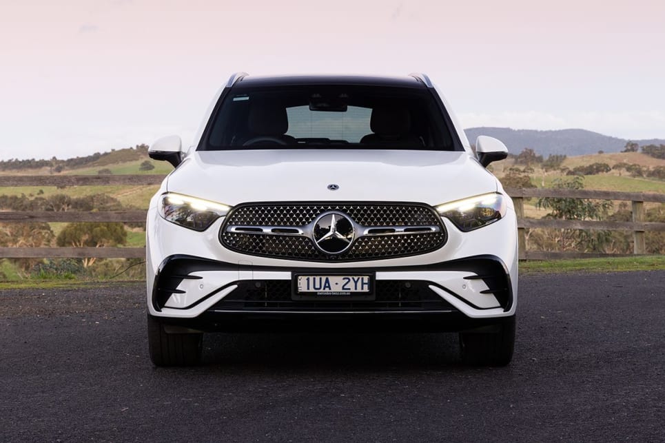 The AMG Line exterior flourishes elevate the exterior look over the entry grades of the previous GLC300. 