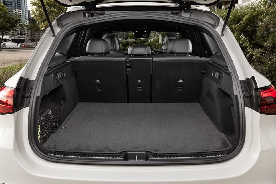 The GLC300 has a boot capacity of 620-litres. 