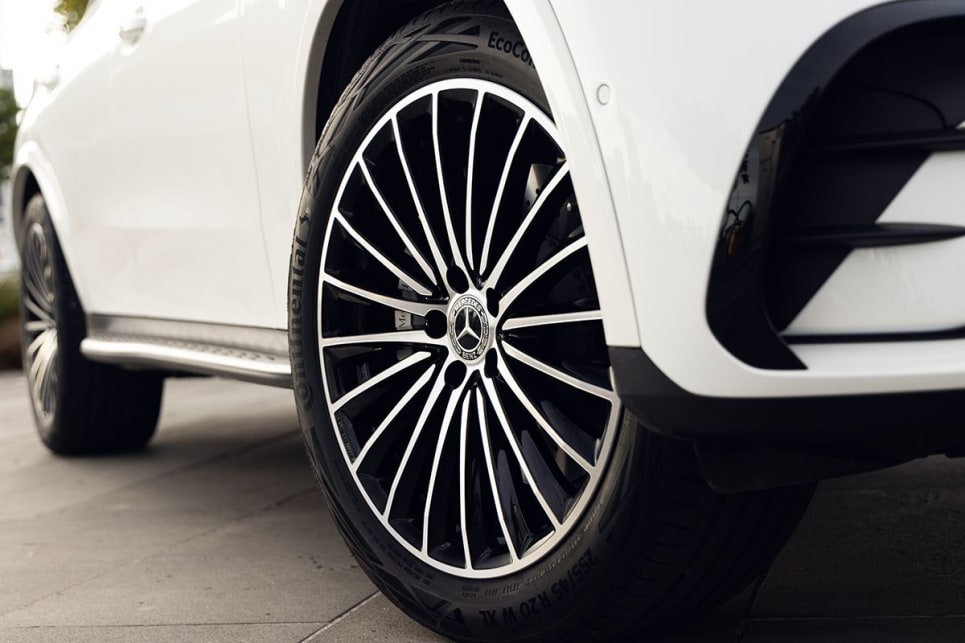 The GLC300 wears 20-inch alloy wheels.