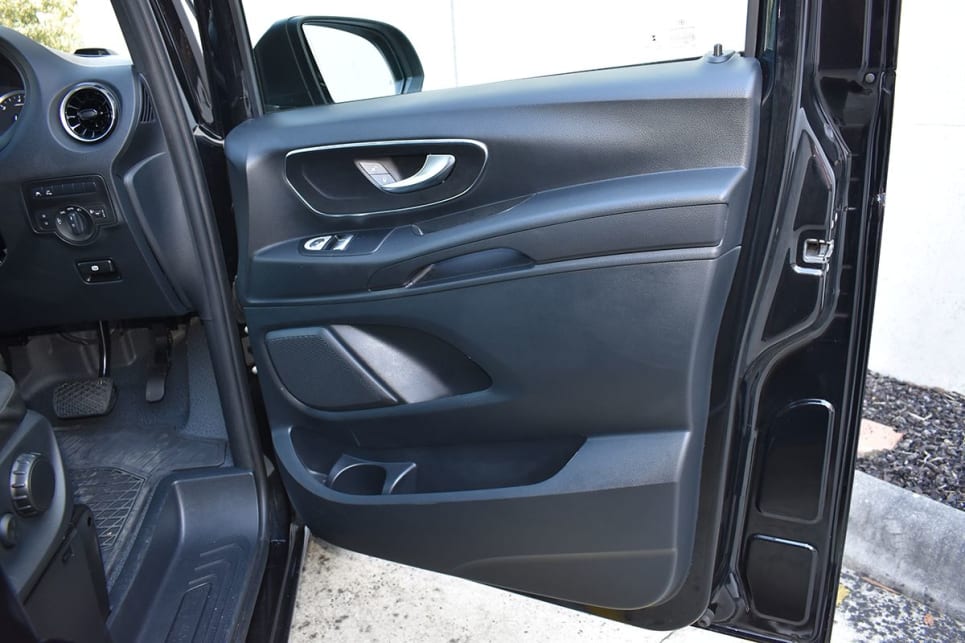 The Vito features large bottle-holders and bins in the base of each door. (Image: Mark Oastler)