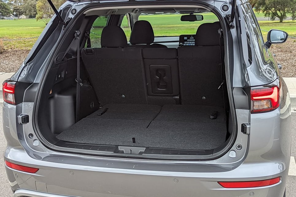 When the third-row seats are folded down, boot space will swell from 163 litres to 478L. (Image: Tung Nguyen)