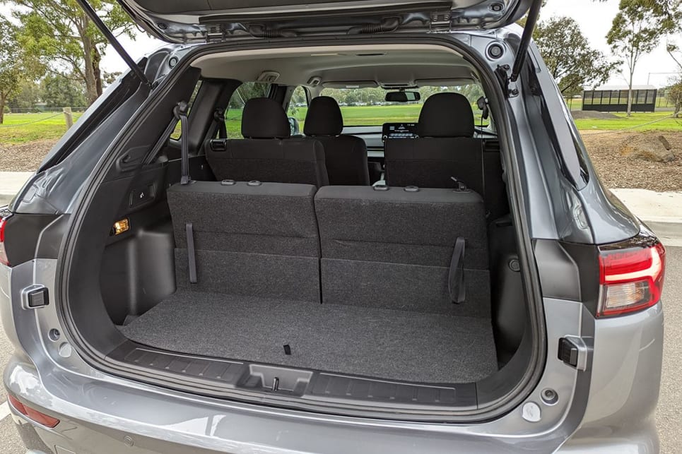 With the third-row seats up, the boot capacity is 163 litres. (Image: Tung Nguyen)