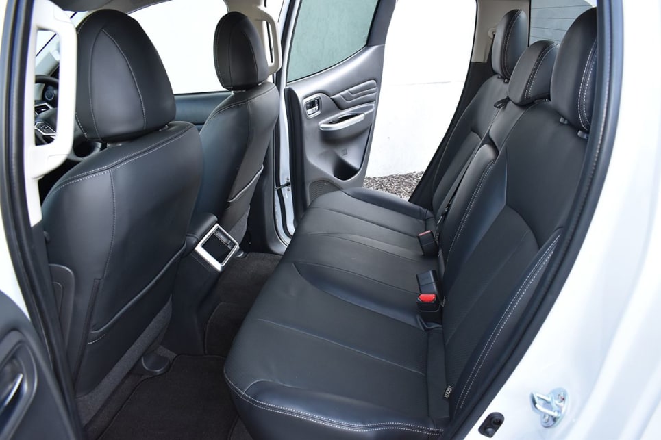Rear seat space is okay for two adults but too tight for three on any trip longer than a short commute. (Image: Mark Oastler)