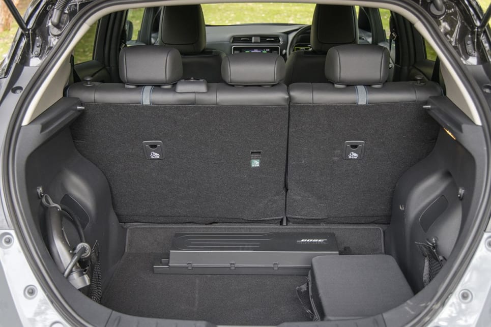 The boot is a good size for a little car with 405L of capacity when all seats are in use. (Image: Glen Sullivan)