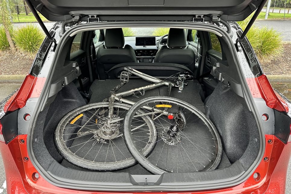 With the rear seats down, there is 1524L of cargo space available. (Image: Justin Hilliard)