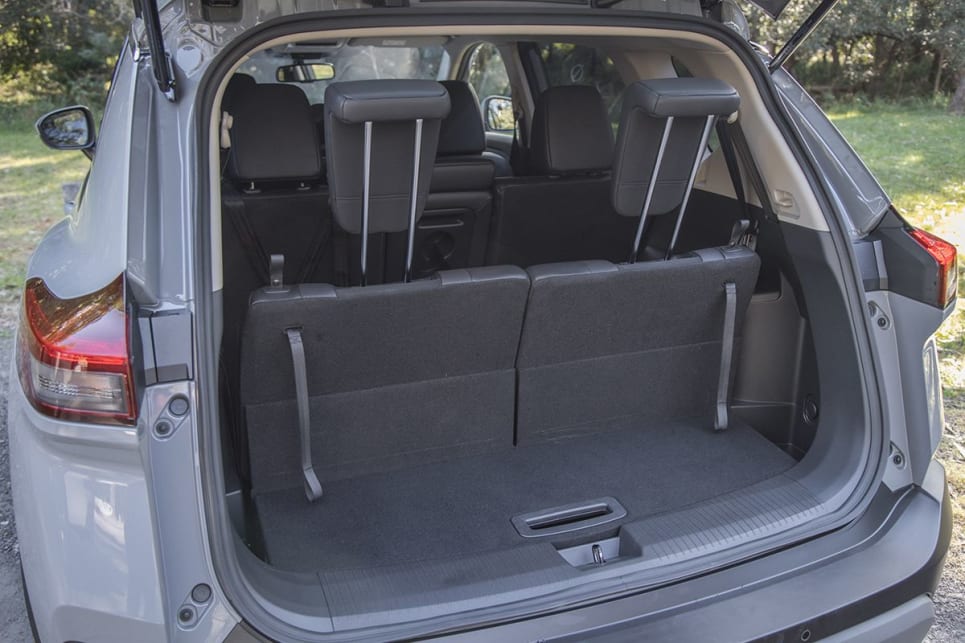 The X-Trail's boot capacity is 465L and that puts it on the smaller side compared to its rivals. (Image: Glen Sullivan)