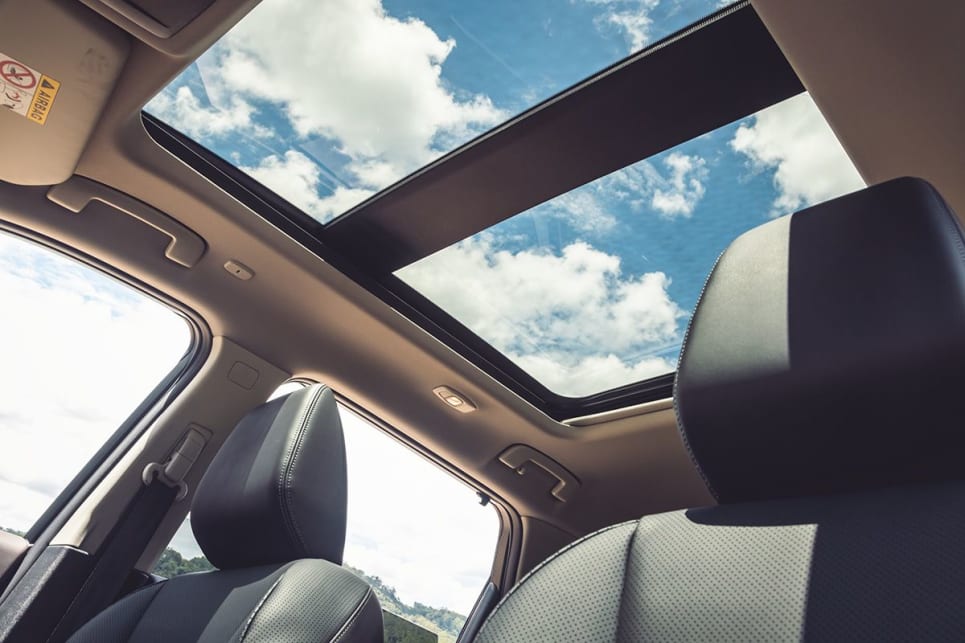The Ti comes to the party with a panoramic sunroof. (Ti-L variant pictured)