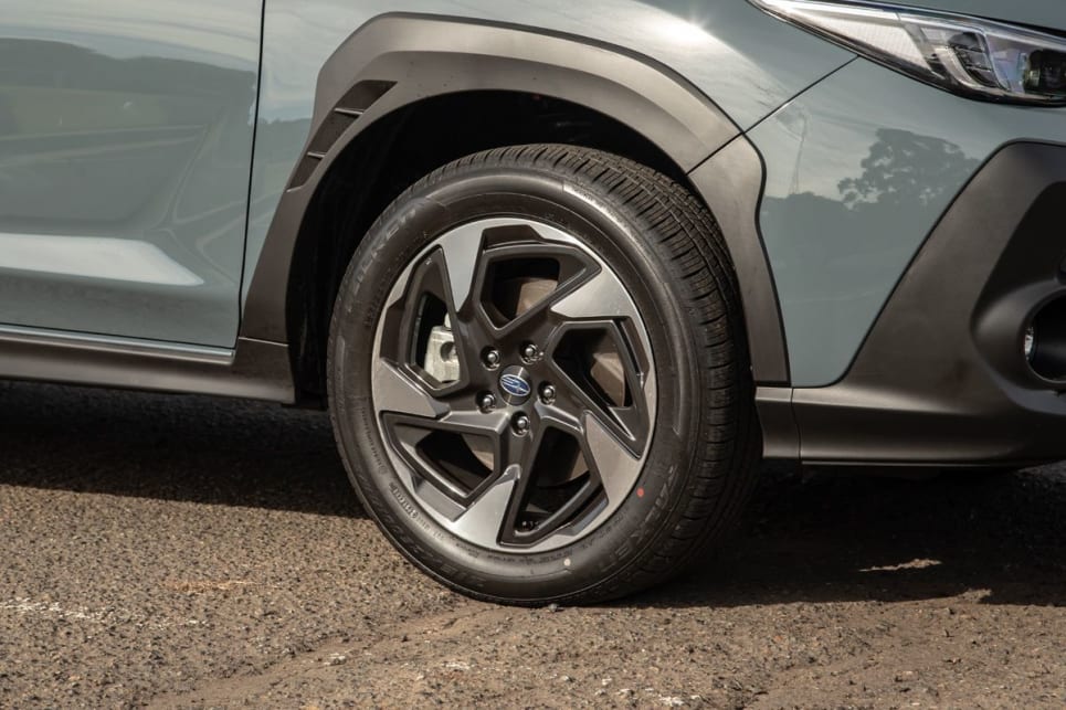 It features 18-inch alloy wheels.