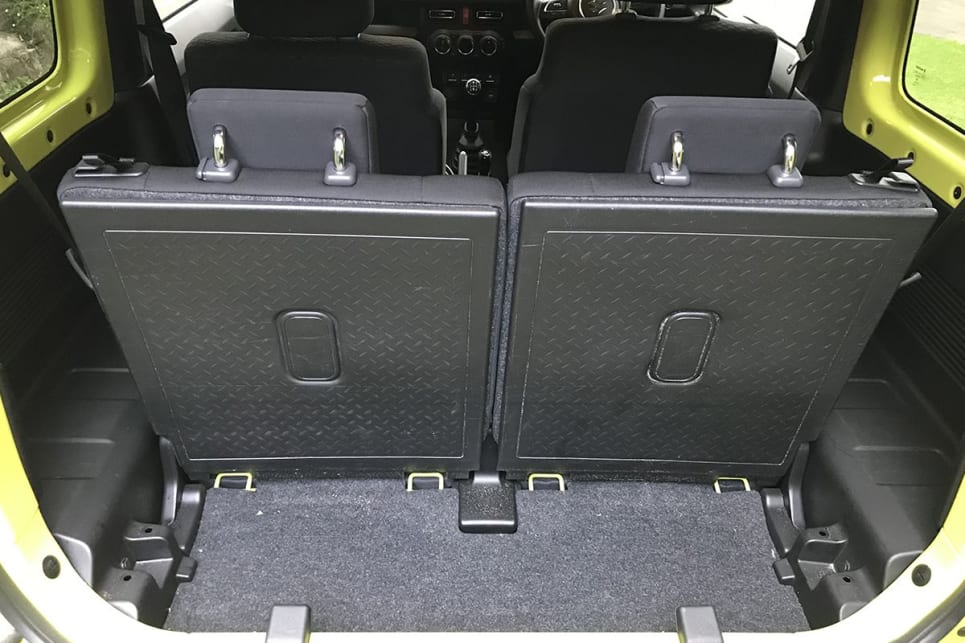 With the rear seats upright there’s 85 litres of boot space available. (Image: James Cleary)