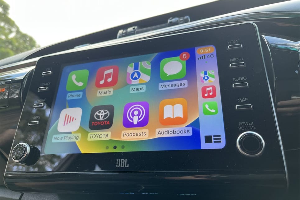 Inside is a 8.0-inch touchscreen multimedia system. (image credit: Marcus Craft)