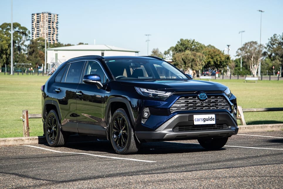 The RAV4 Hybrid in the Cruiser grade and front-wheel drive lists for $49,700. (Image: Sam Rawlings)