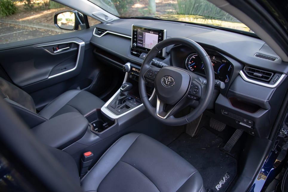 The front seats in the RAV4 are heated and ventilated. (Image: Sam Rawlings)