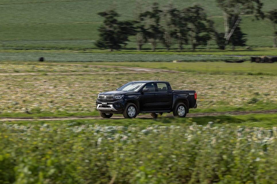 The Amarok genuinely fills that family car that can go anywhere brief, without sacrificing on the ute essentials. (Core variant pictured)
