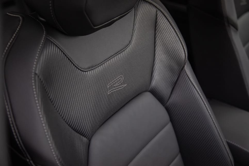 The optional leather-appointed seats are super comfortable. (Image: Sam Rawlings)