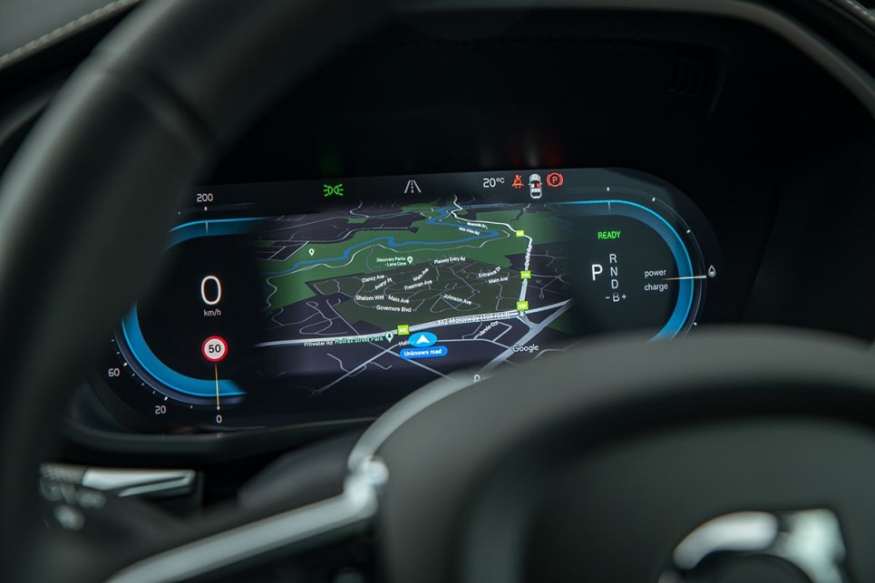 The XC60 features a 12-inch digital instrument cluster. (Image: Tom White)